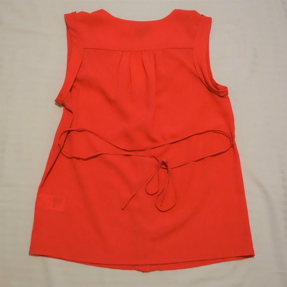 H&M Coral Sleeveless Blouse - Picture 6 of 7